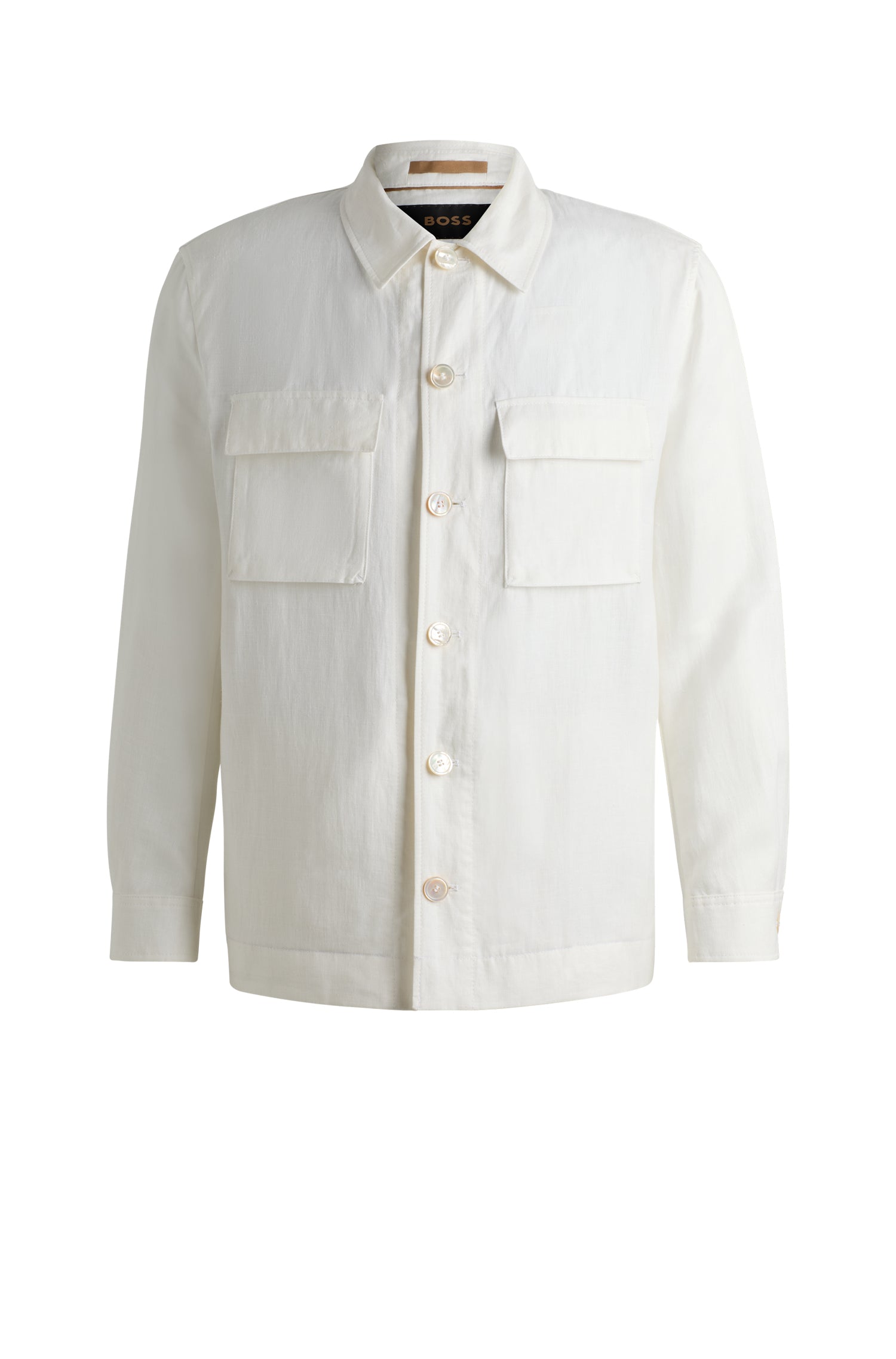 Blazer Corvin en lin - White