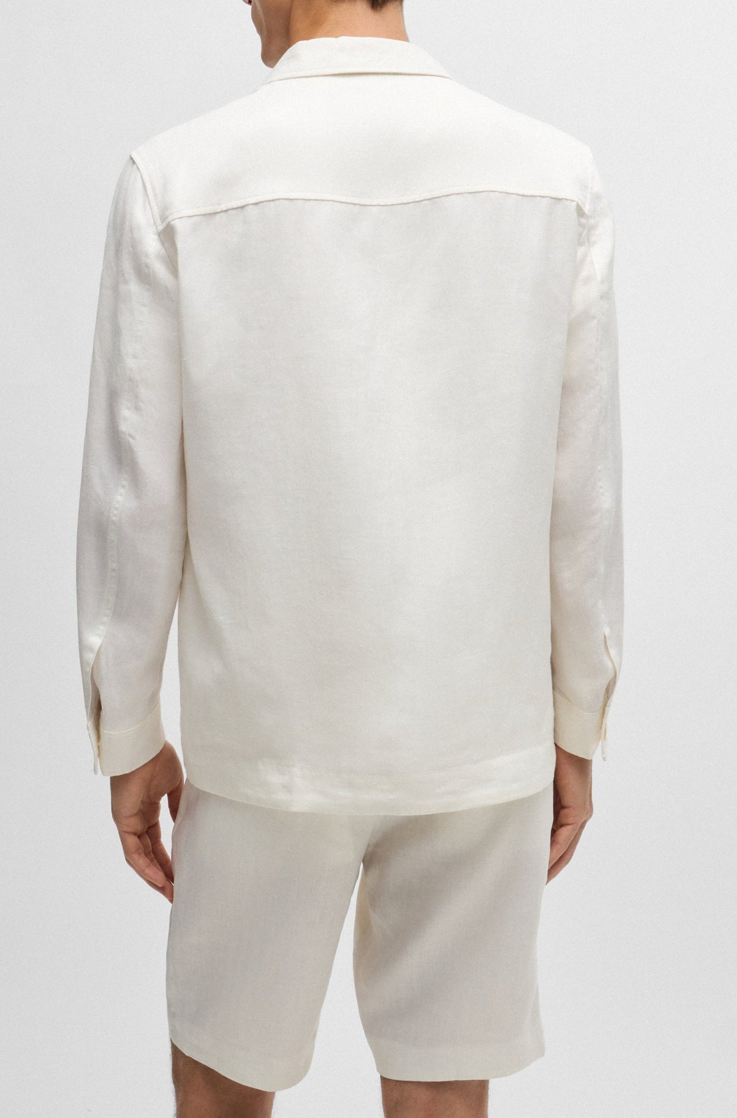 Blazer Corvin en lin - White