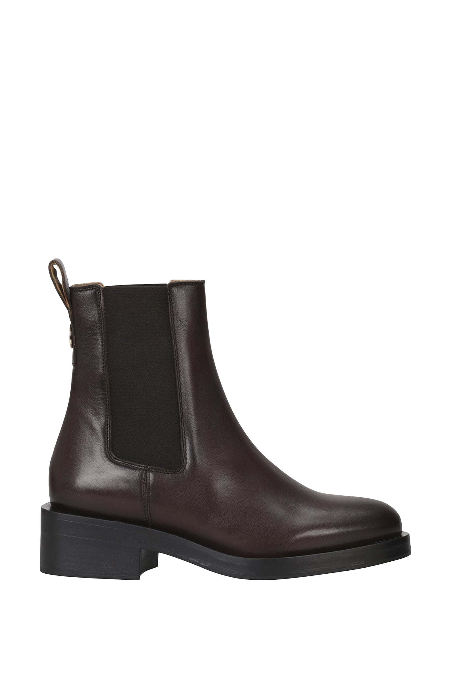 Iryna leather ankle boots - Dark Brown