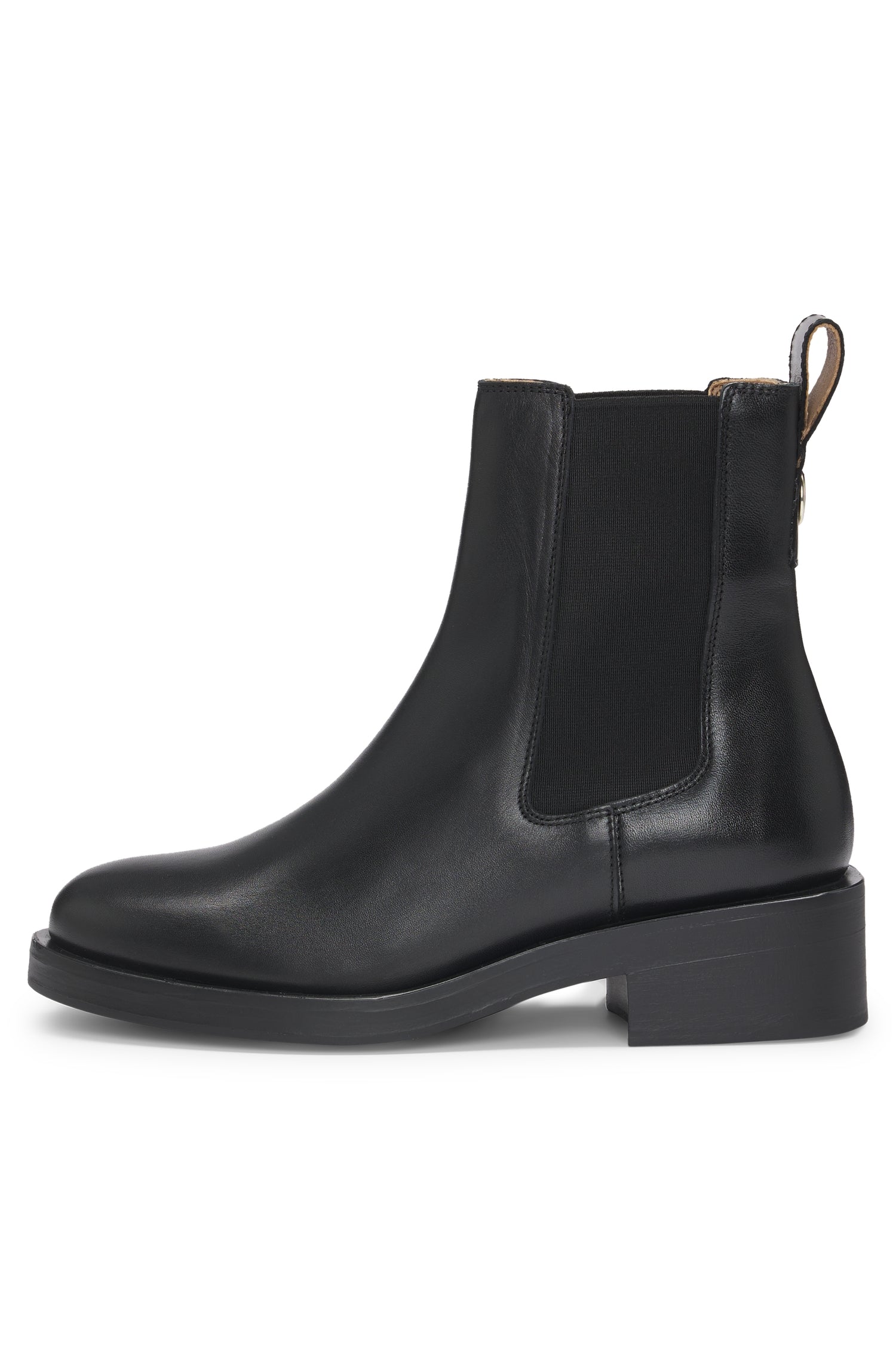 Iryna leather ankle boots - Black