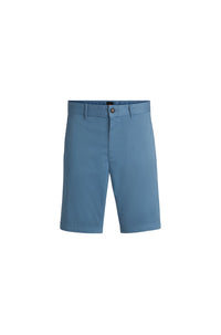 Slim-fit chino shorts - Open Blue