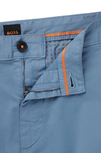Slim-fit chino shorts - Open Blue