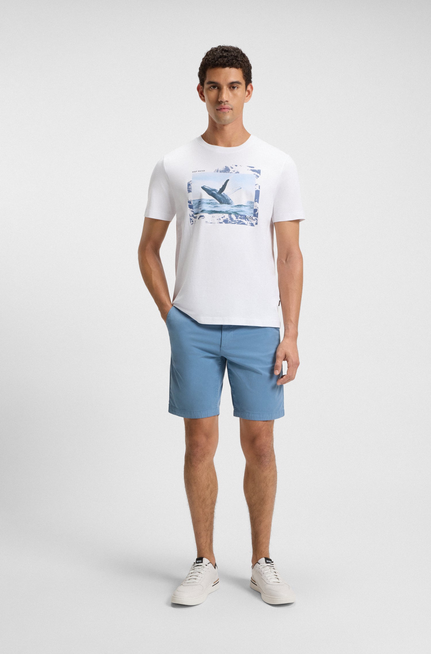 OPEN BLUE // SHORTS CHINO-SLIM-SHORTS