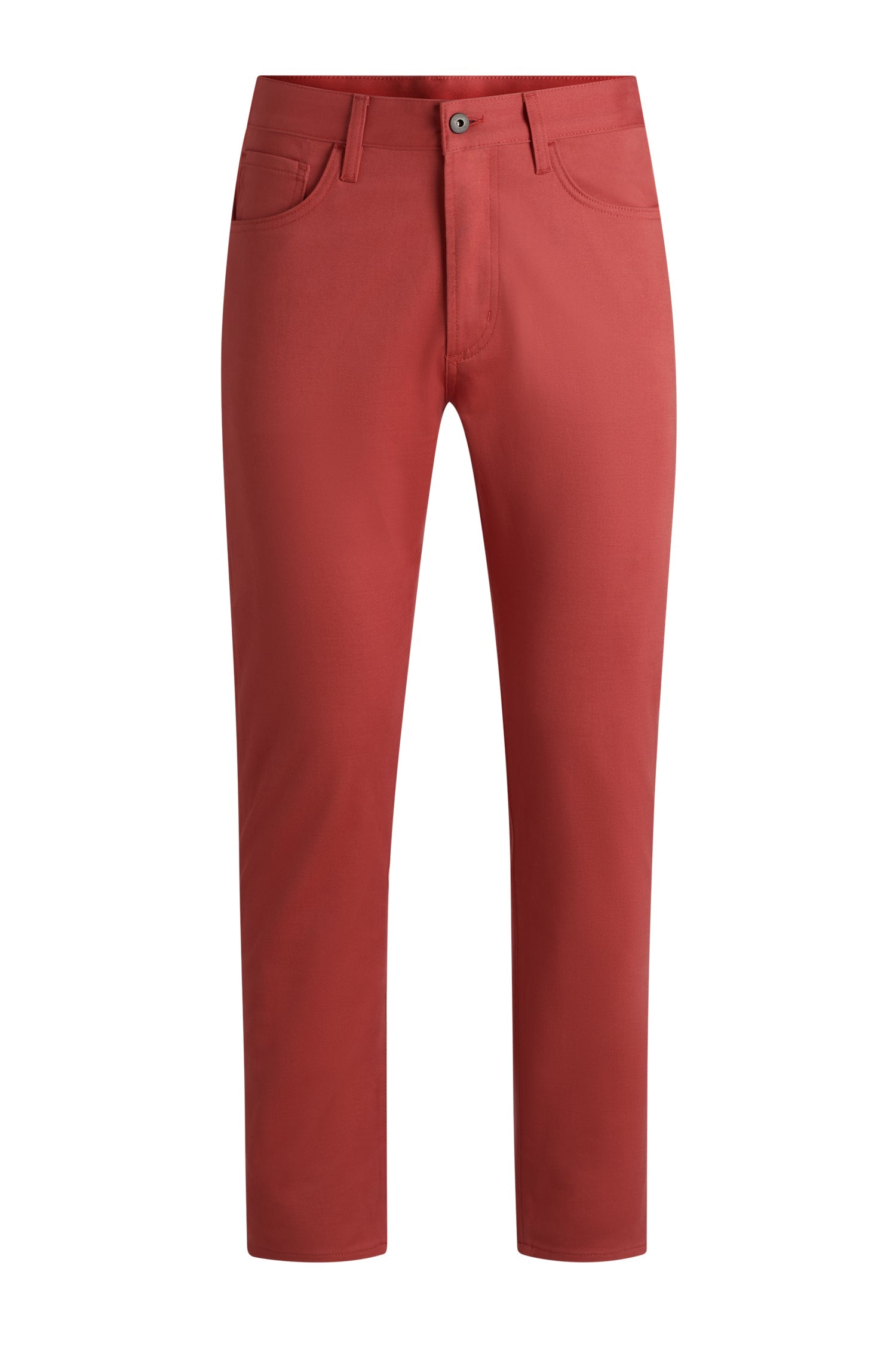 MEDIUM RED // CASUAL TROUSERS L-OGDENL