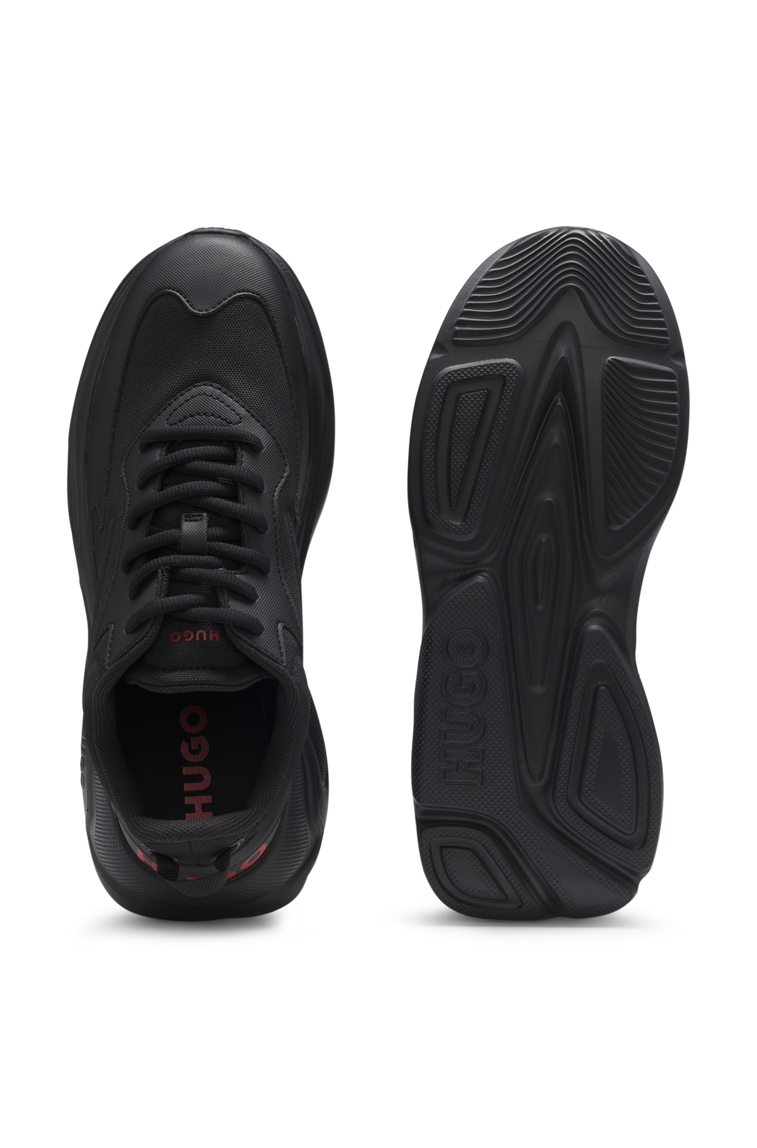BLACK // SNEAKER LEON_RUNN_CVPU_N