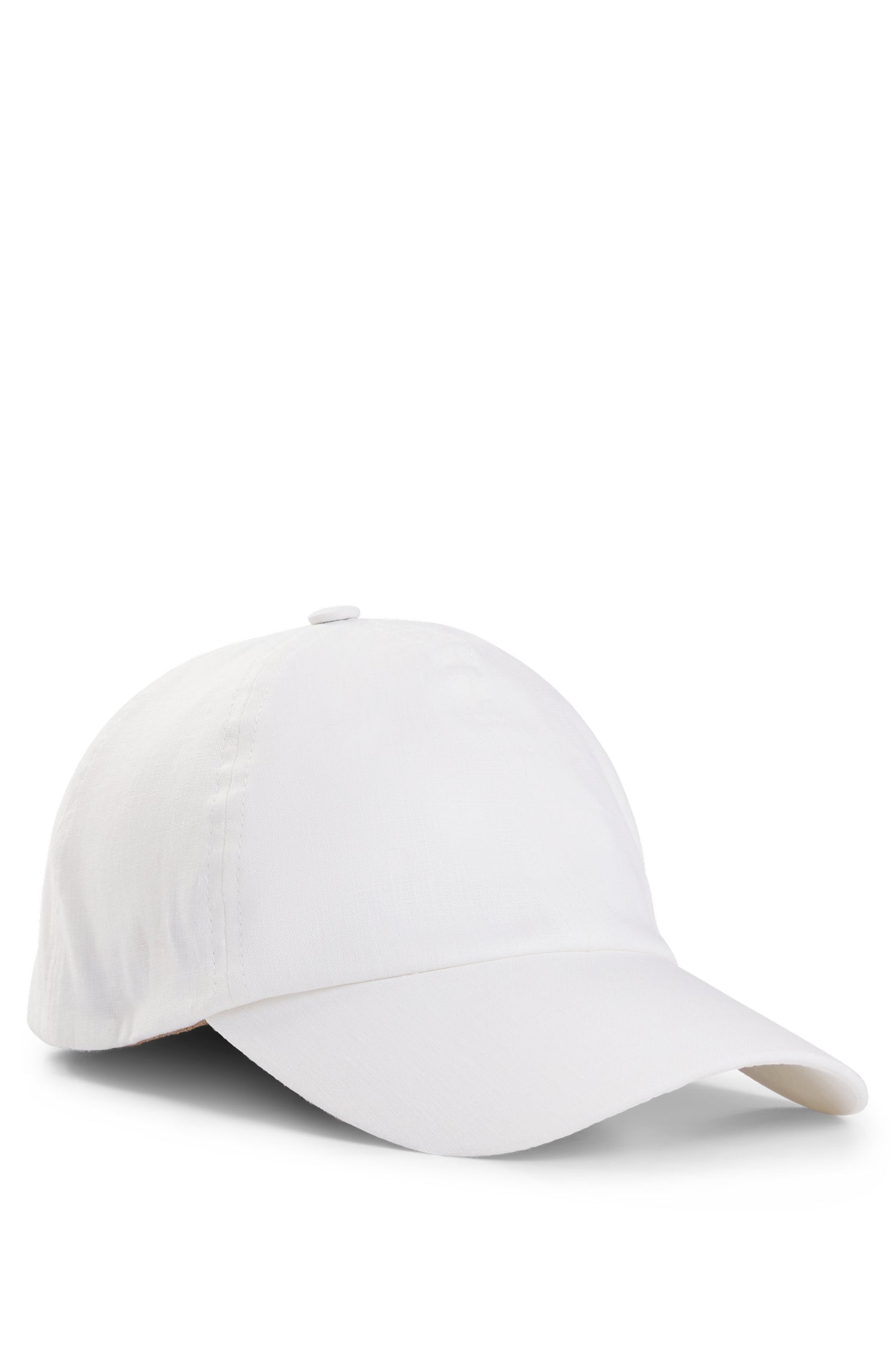 Linen cap - White