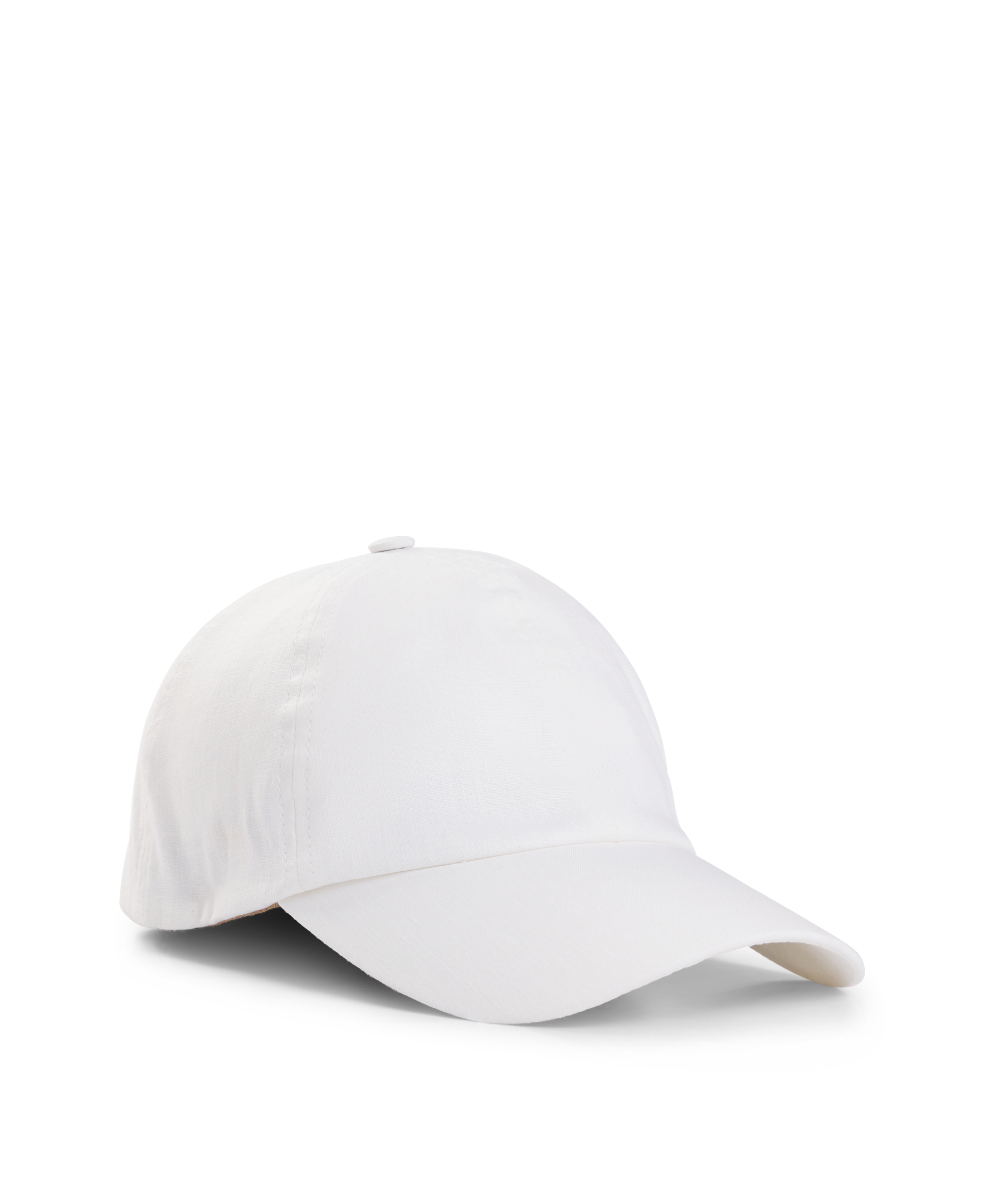 WHITE // WOVEN CAP ZED_SL