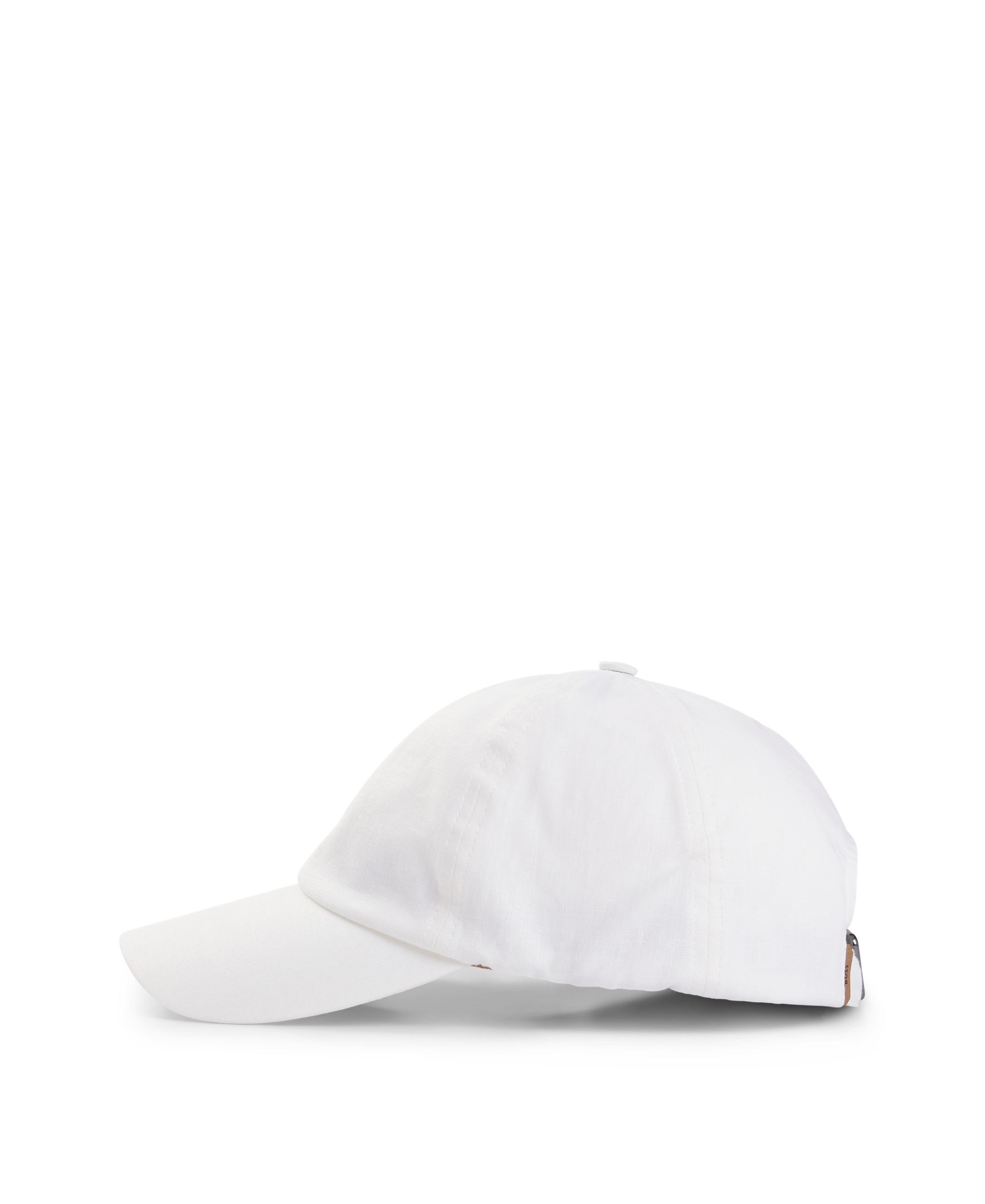WHITE // WOVEN CAP ZED_SL