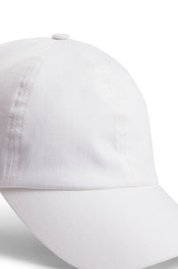 Linen cap - White