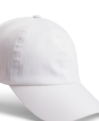 WHITE // WOVEN CAP ZED_SL