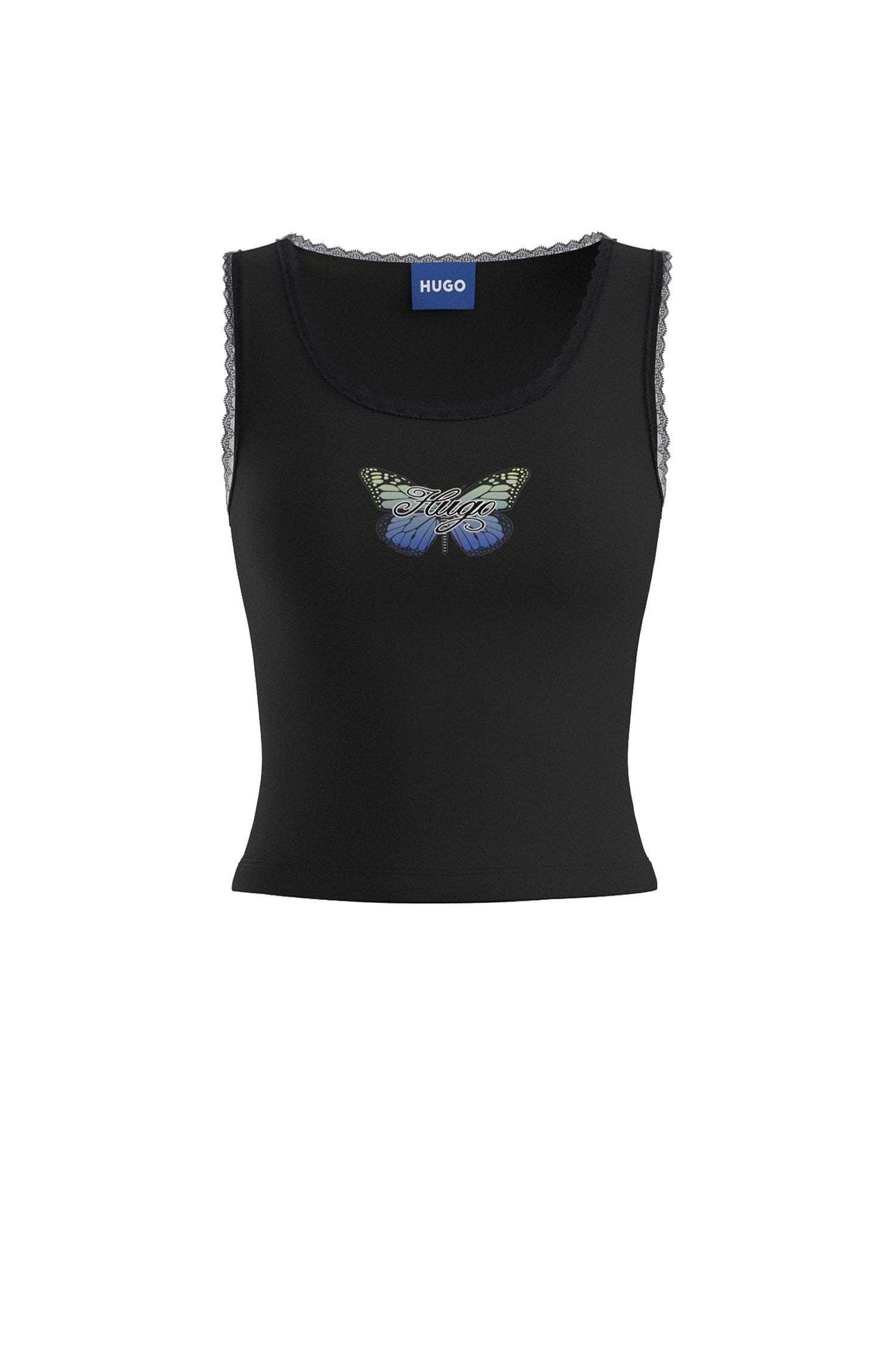 BLACK // CASUAL TOPS DELARINA_B