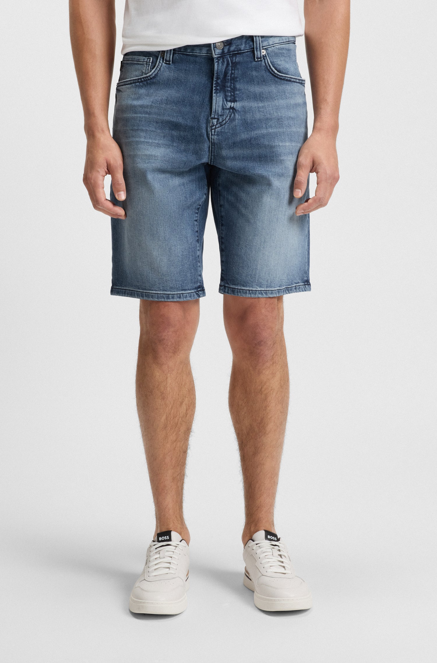 Slice Short Shorts - Medium Blue