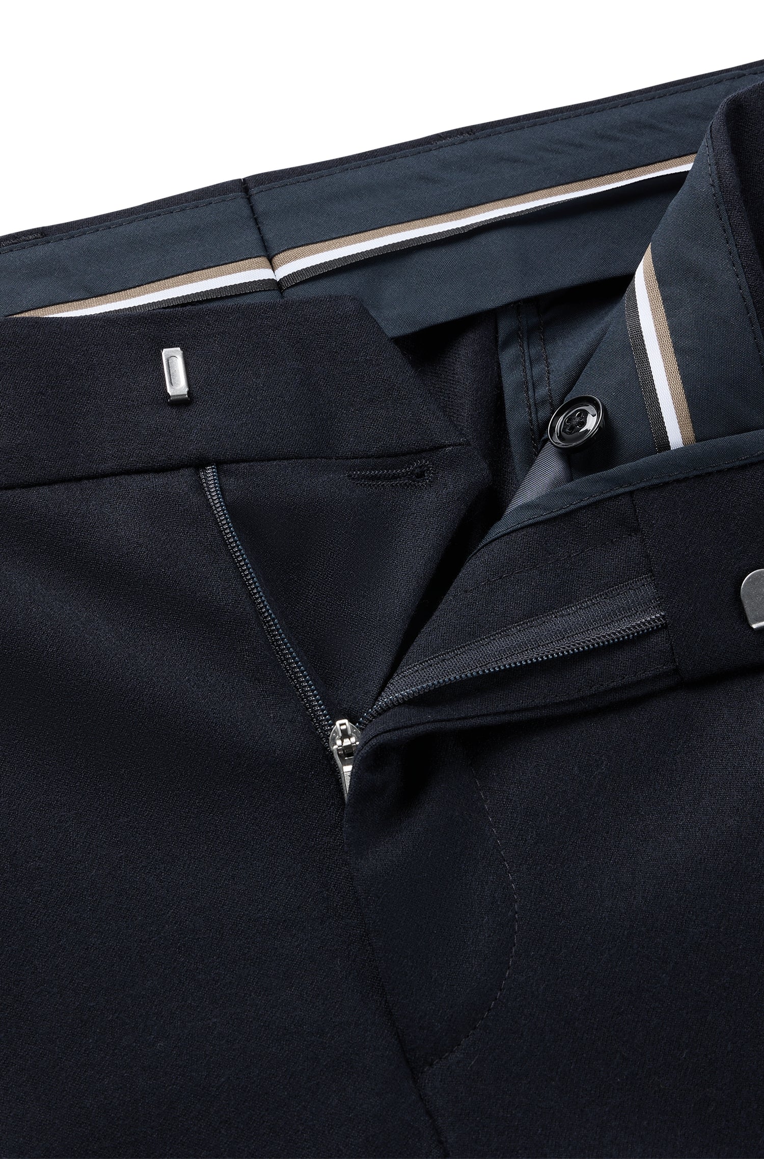 Pantalon de costume Peter en laine - Dark Blue