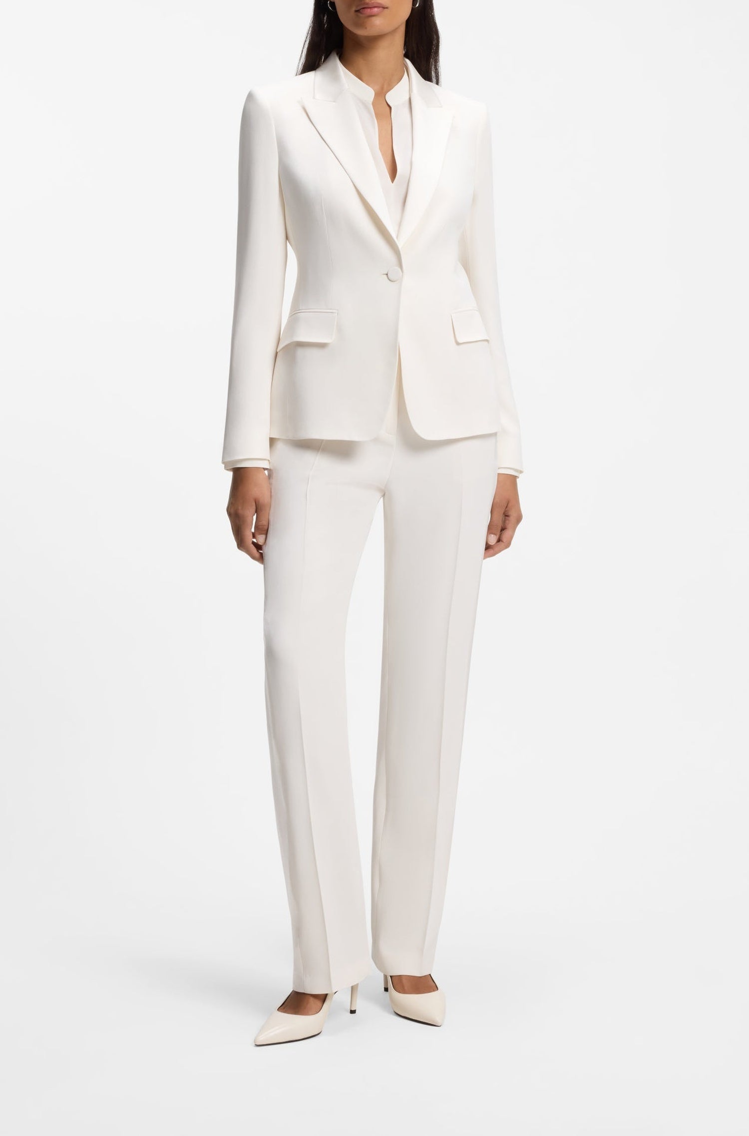 Blazer Jia - Open White