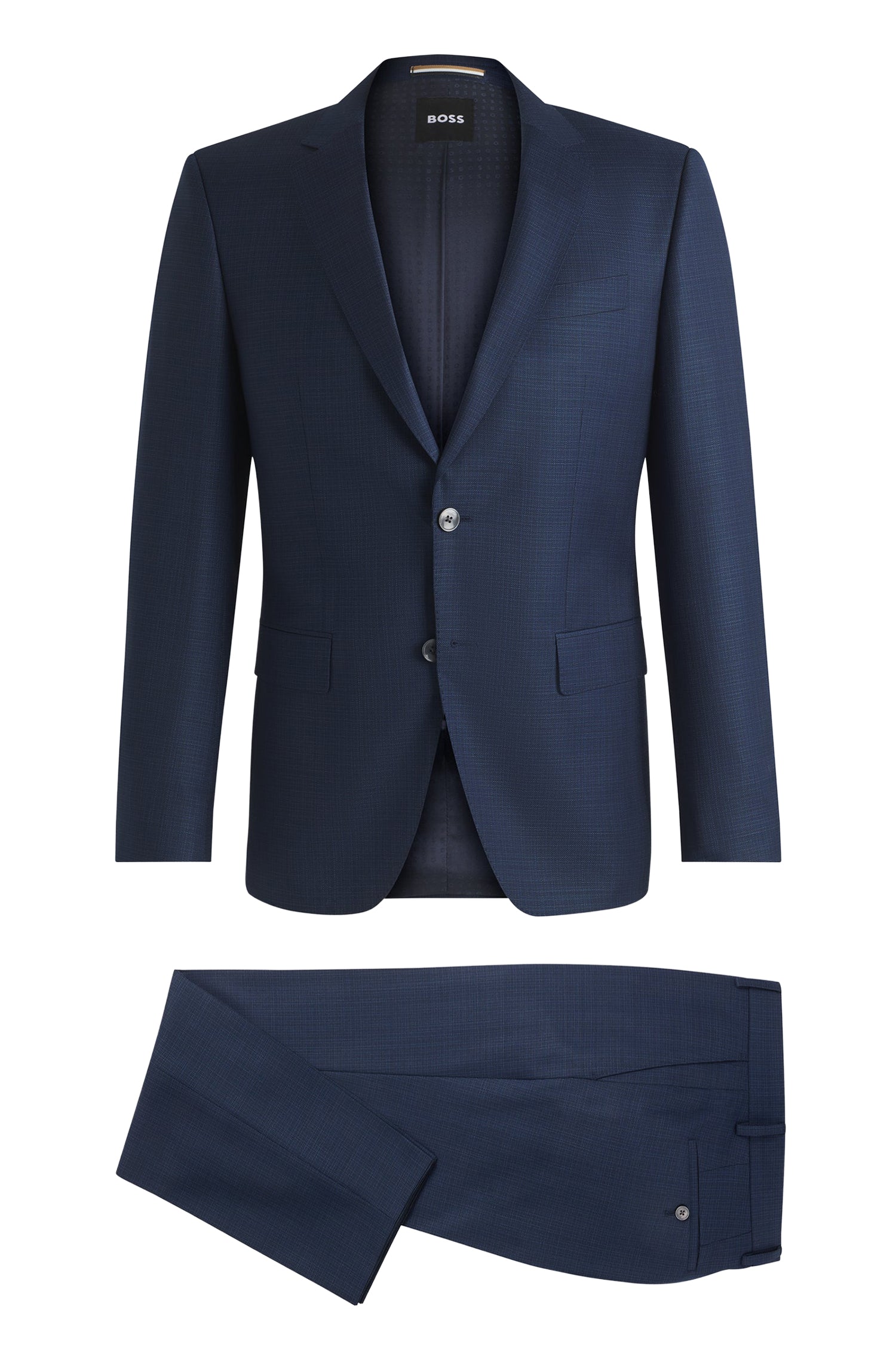 Costume deux pièces Huge en laine - Dark Blue