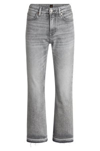 DARK GREY // JEANS C_SOFT KICK FLARE MR