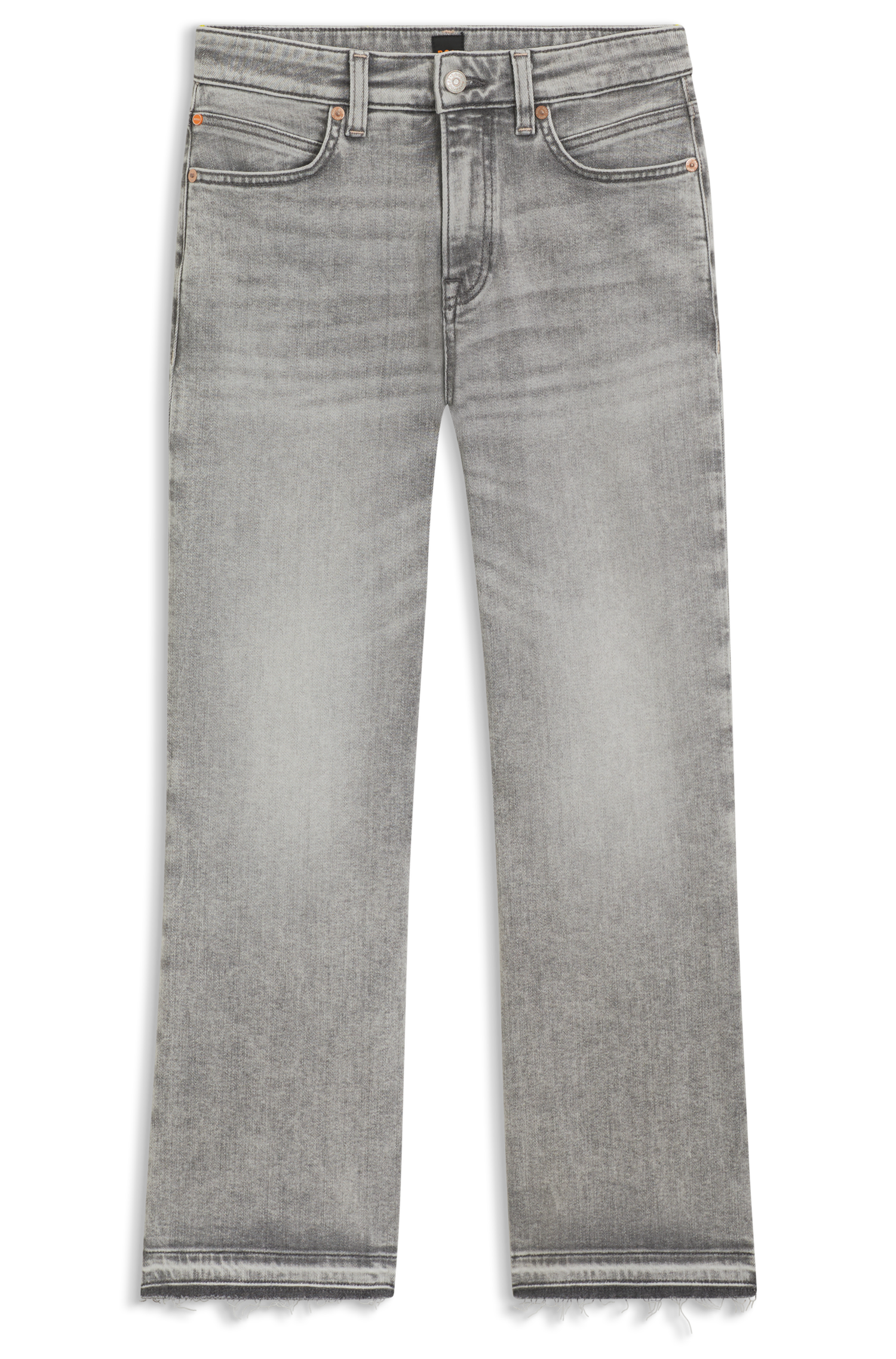DARK GREY // JEANS C_SOFT KICK FLARE MR