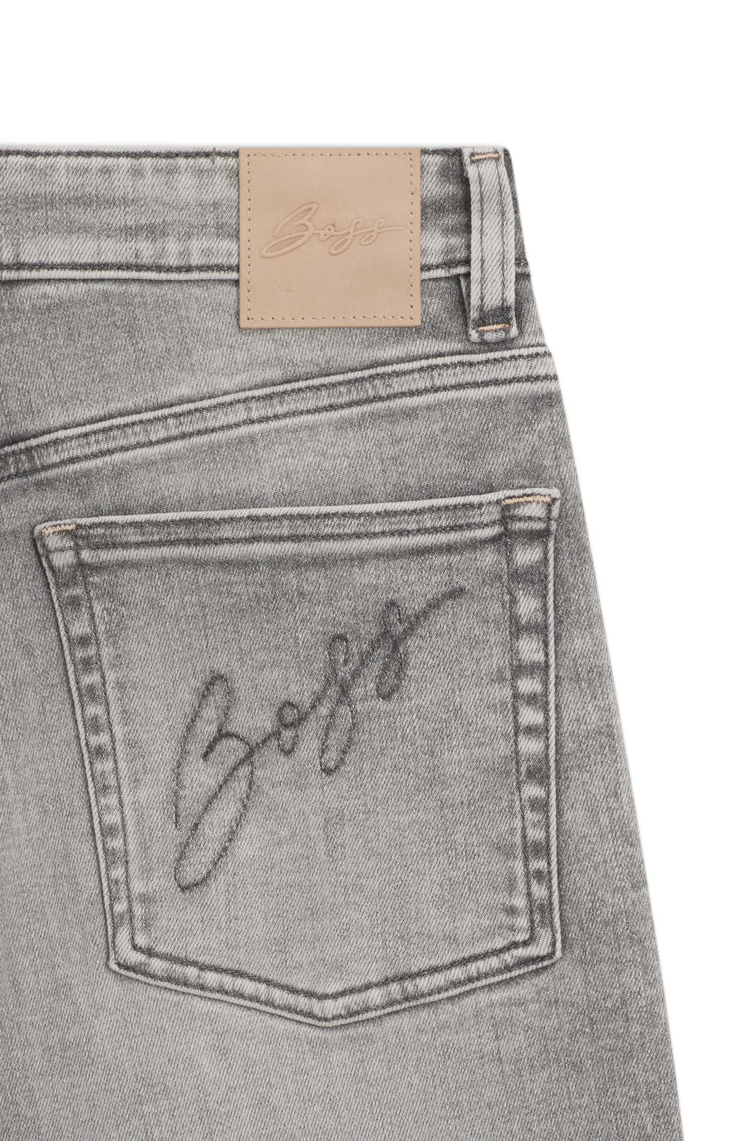 DARK GREY // JEANS C_SOFT KICK FLARE MR