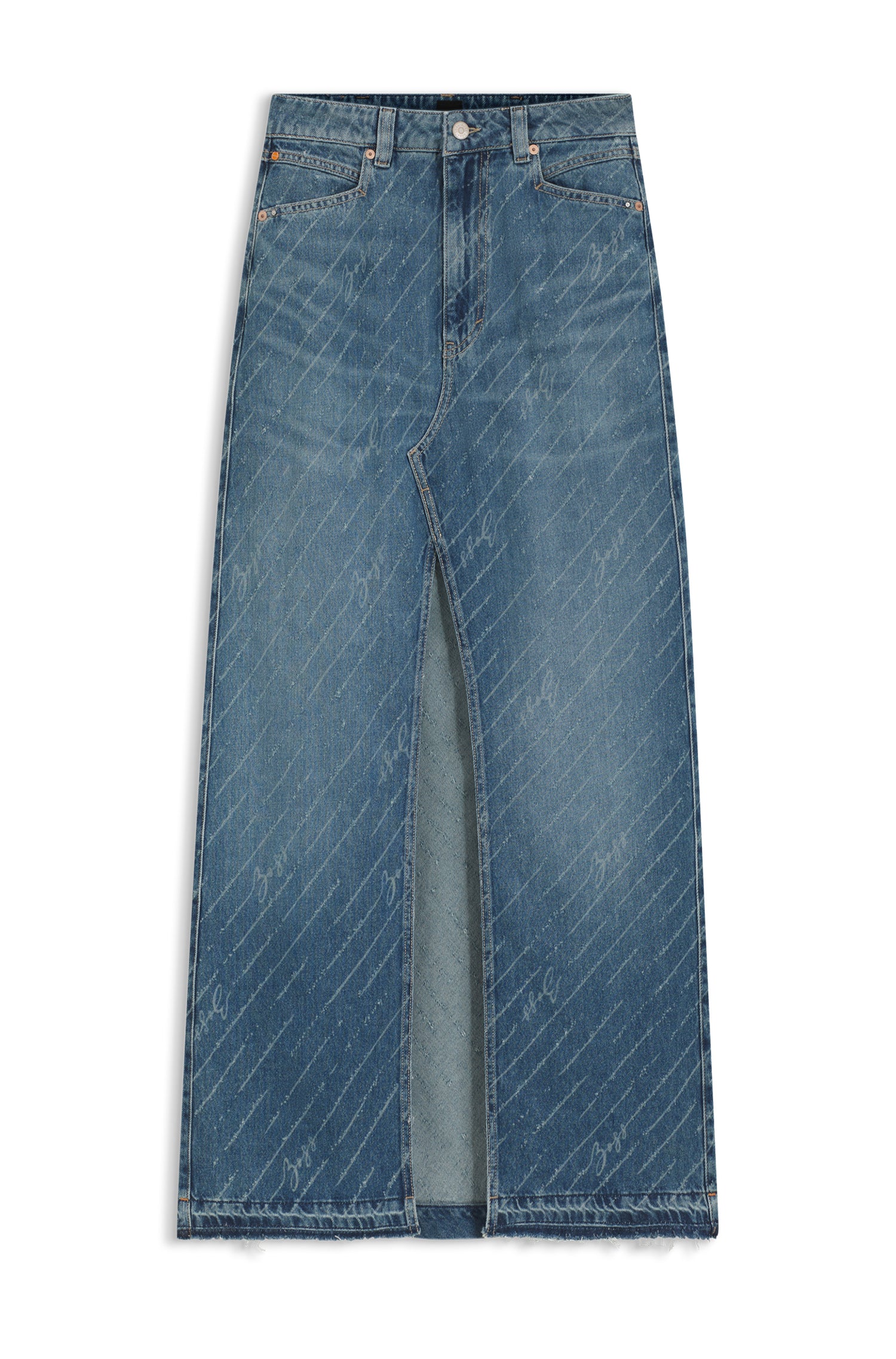 Jupe fendue - Medium Blue