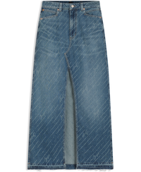 MEDIUM BLUE // CASUAL SKIRTS C_ DNM LONG SKIRT
