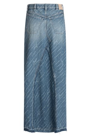 MEDIUM BLUE // CASUAL SKIRTS C_ DNM LONG SKIRT