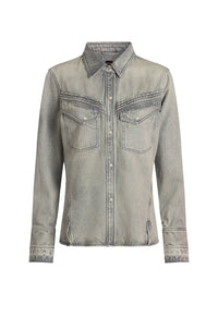 Chemise effet délavé - Grey