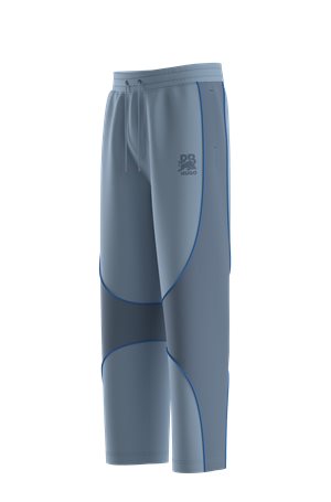 MEDIUM BLUE // CASUAL TROUSERS DINODIE_RB