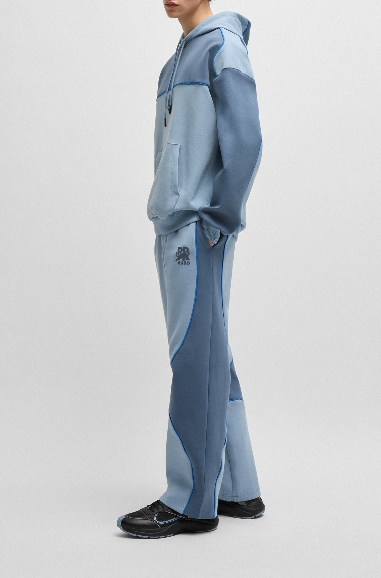 MEDIUM BLUE // CASUAL TROUSERS DINODIE_RB