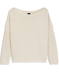 OPEN WHITE // SWEATERS FLEMINDA