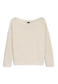 OPEN WHITE // SWEATERS FLEMINDA