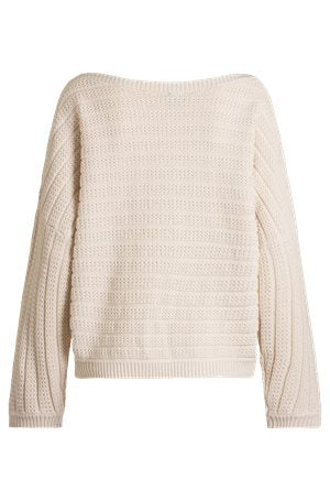 OPEN WHITE // SWEATERS FLEMINDA