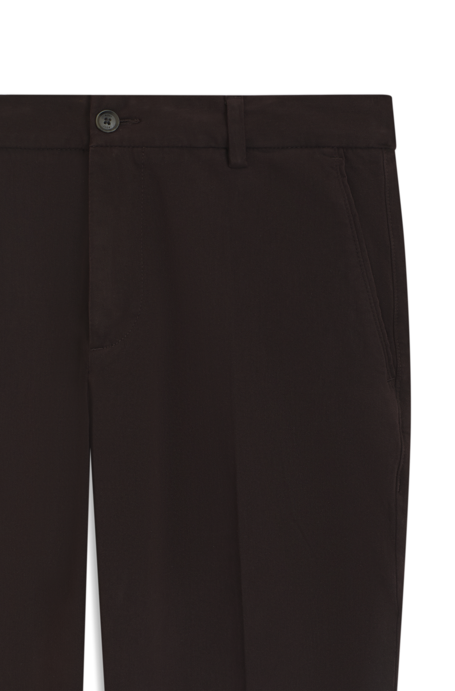 DARK BROWN // CASUAL TROUSERS H-KANE1