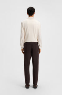 DARK BROWN // CASUAL TROUSERS H-KANE1