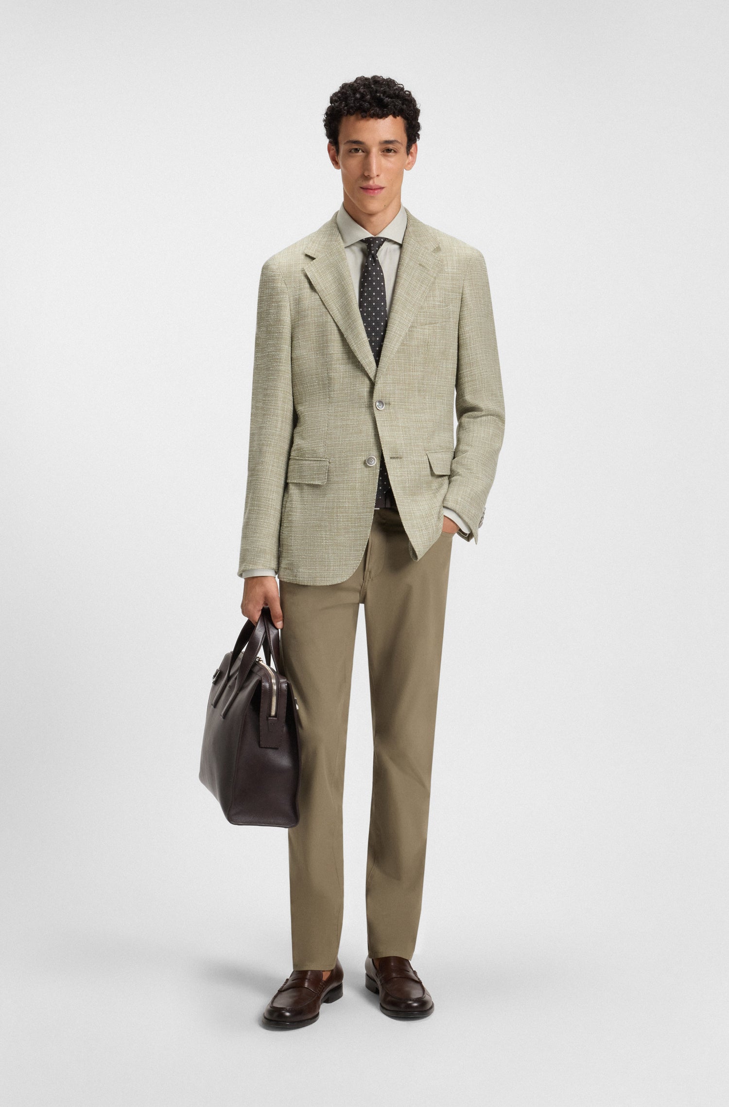 OPEN BROWN // CASUAL TROUSERS P-DELAWARE5