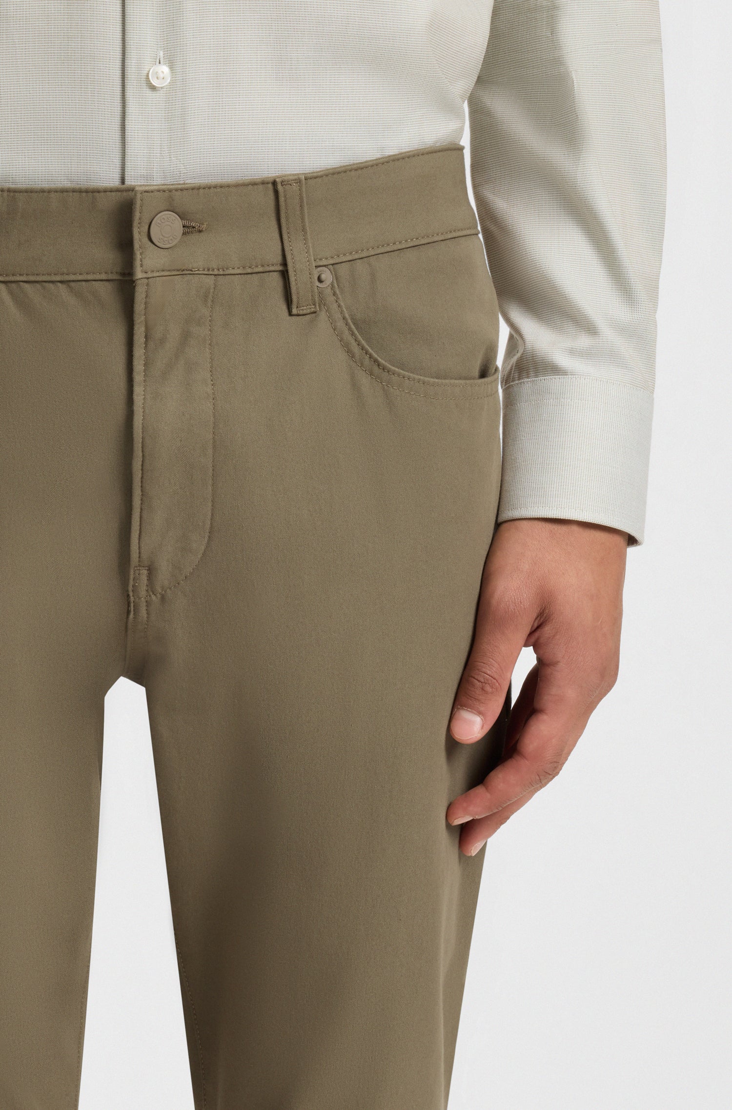 OPEN BROWN // CASUAL TROUSERS P-DELAWARE5