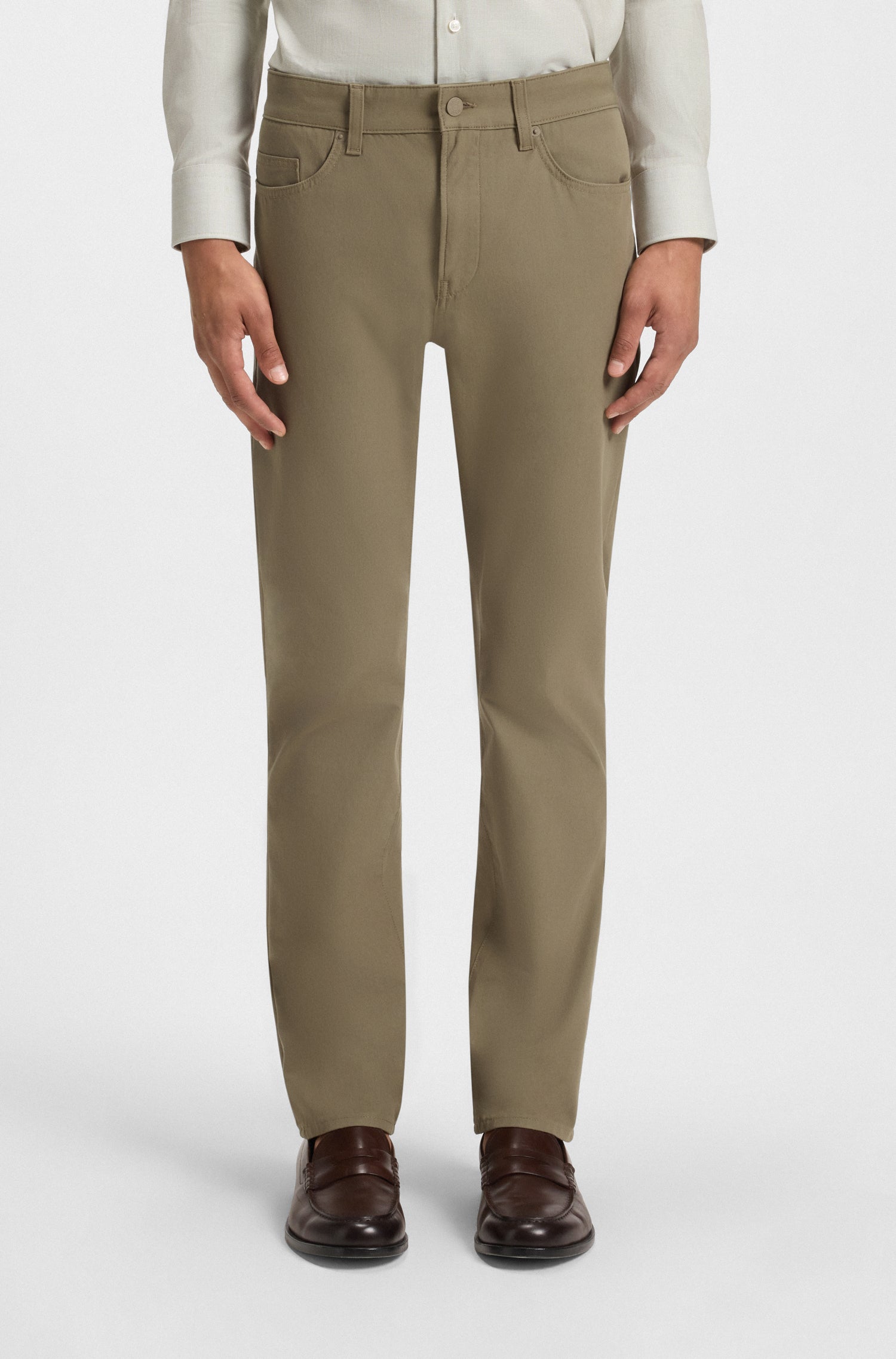 OPEN BROWN // CASUAL TROUSERS P-DELAWARE5