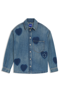 MEDIUM BLUE // CASUAL BLOUSES GARESA_2_B