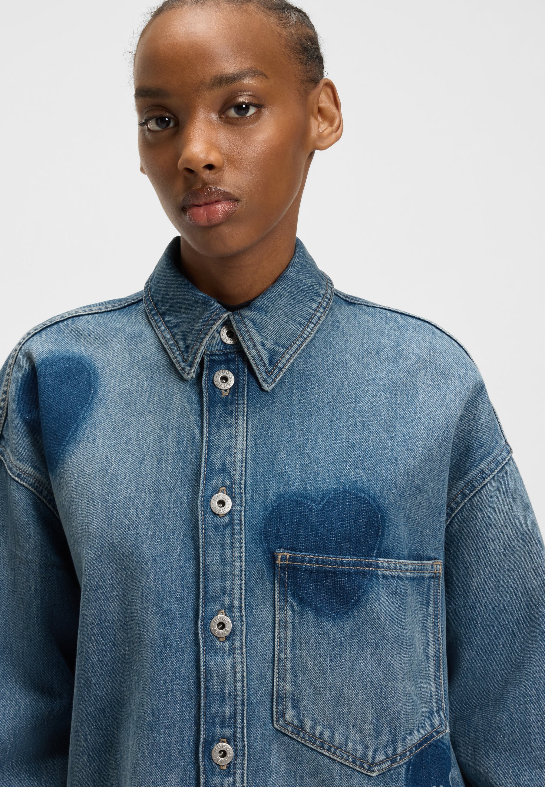 MEDIUM BLUE // CASUAL BLOUSES GARESA_2_B