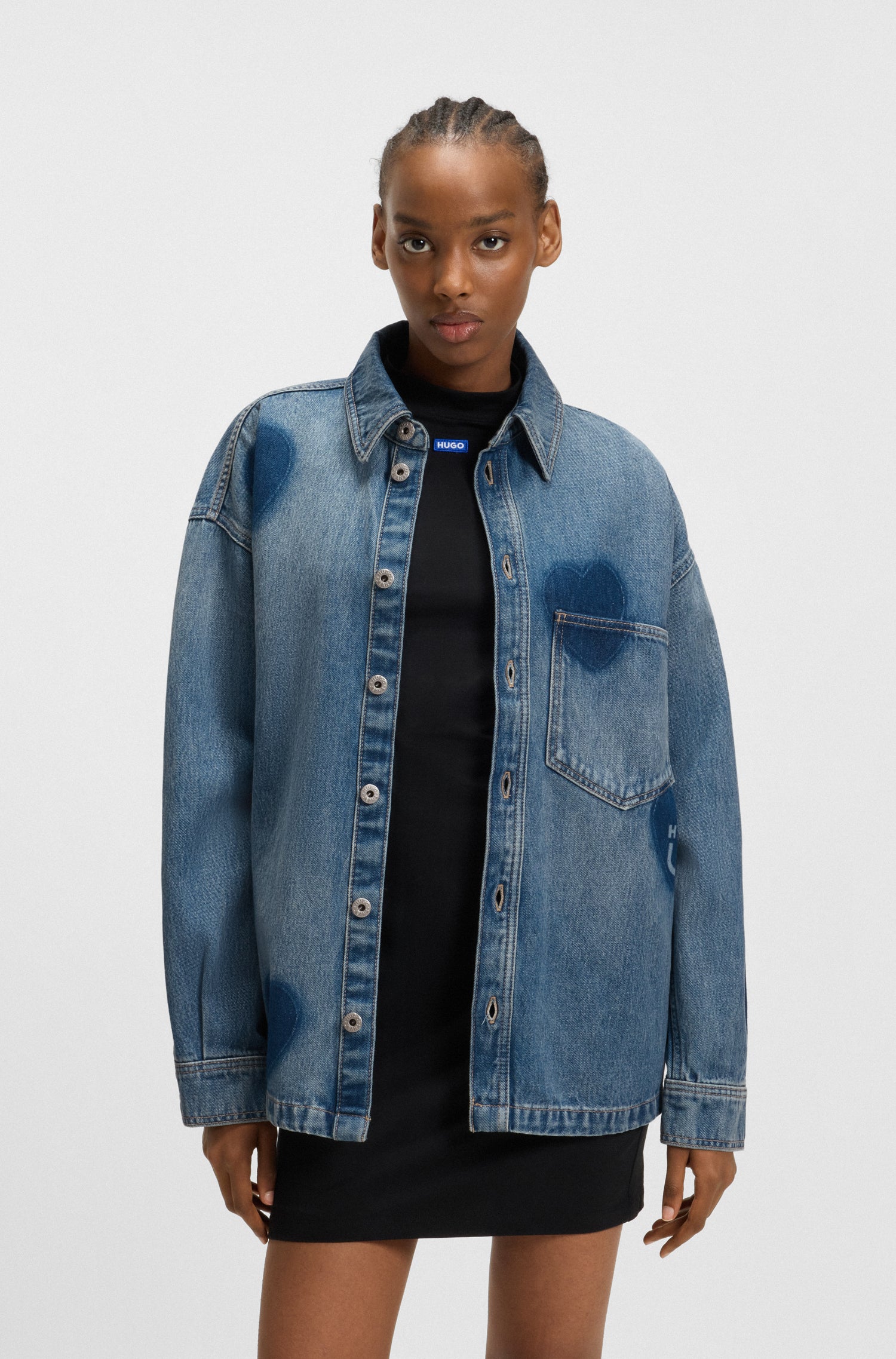 MEDIUM BLUE // CASUAL BLOUSES GARESA_2_B
