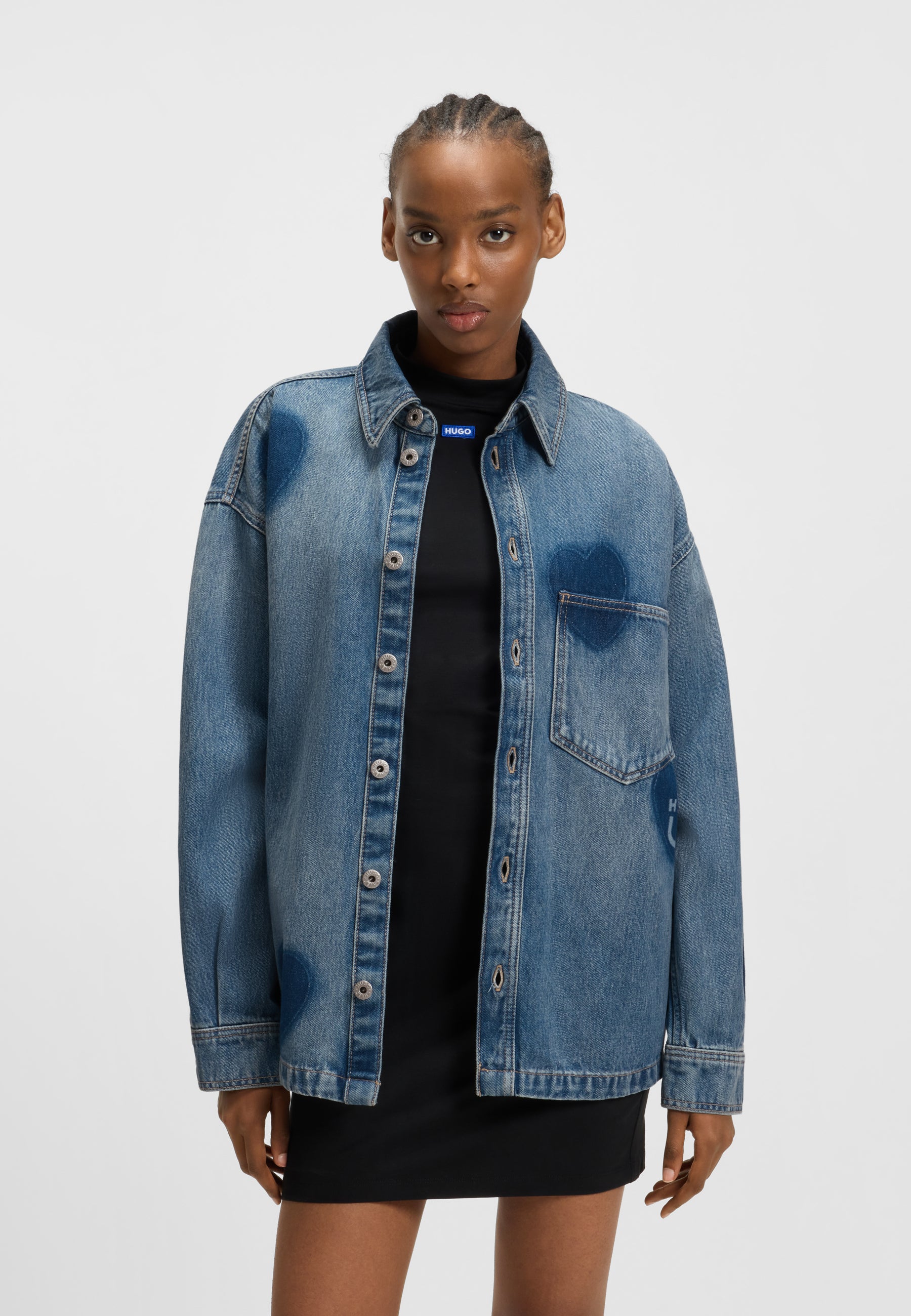 MEDIUM BLUE // CASUAL BLOUSES GARESA_2_B