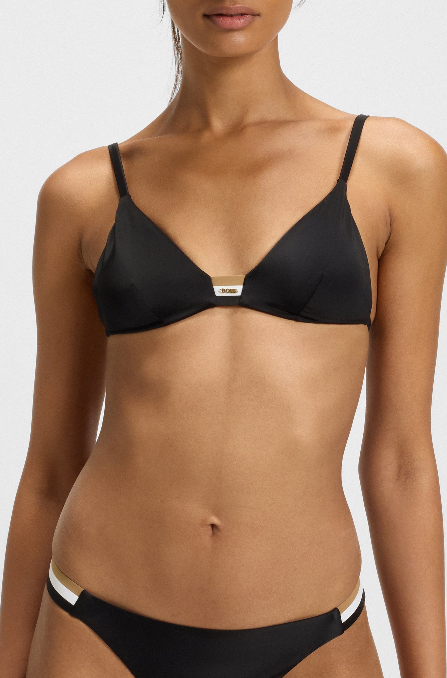 MEDIUM PURPLE // BIKINI TOPS ICONIC TRIANGLE