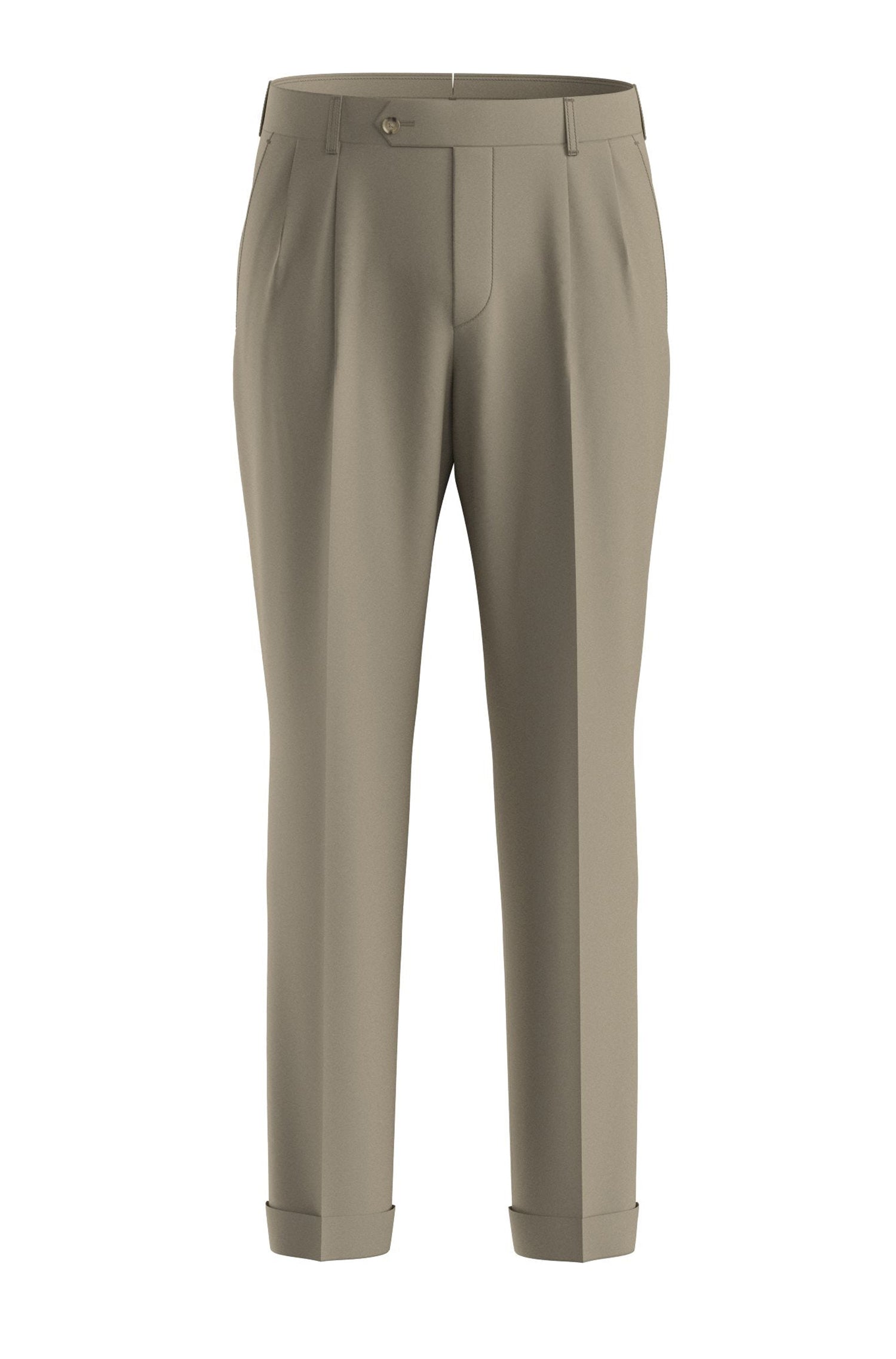 LIGHT BEIGE // FORMAL TROUSERS C-PERIN-DPL-TU-253