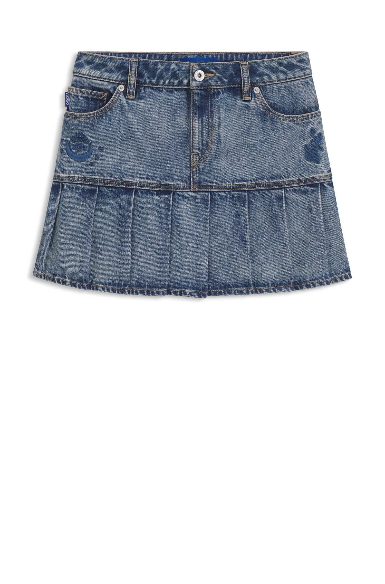 MEDIUM BLUE // CASUAL SKIRTS GABY_B