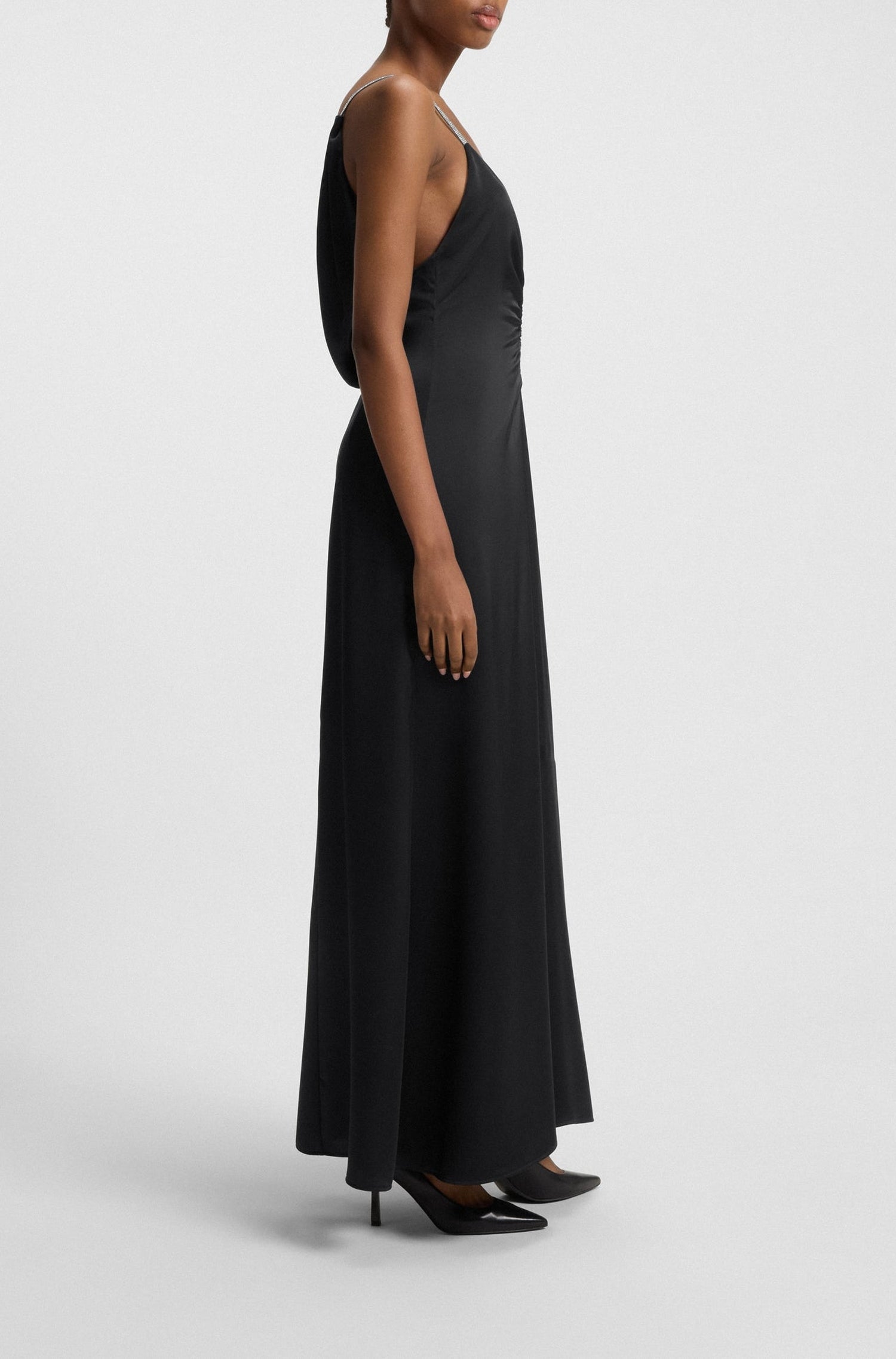 REF ADD // BLACK // JERSEY DRESSES NELINDI