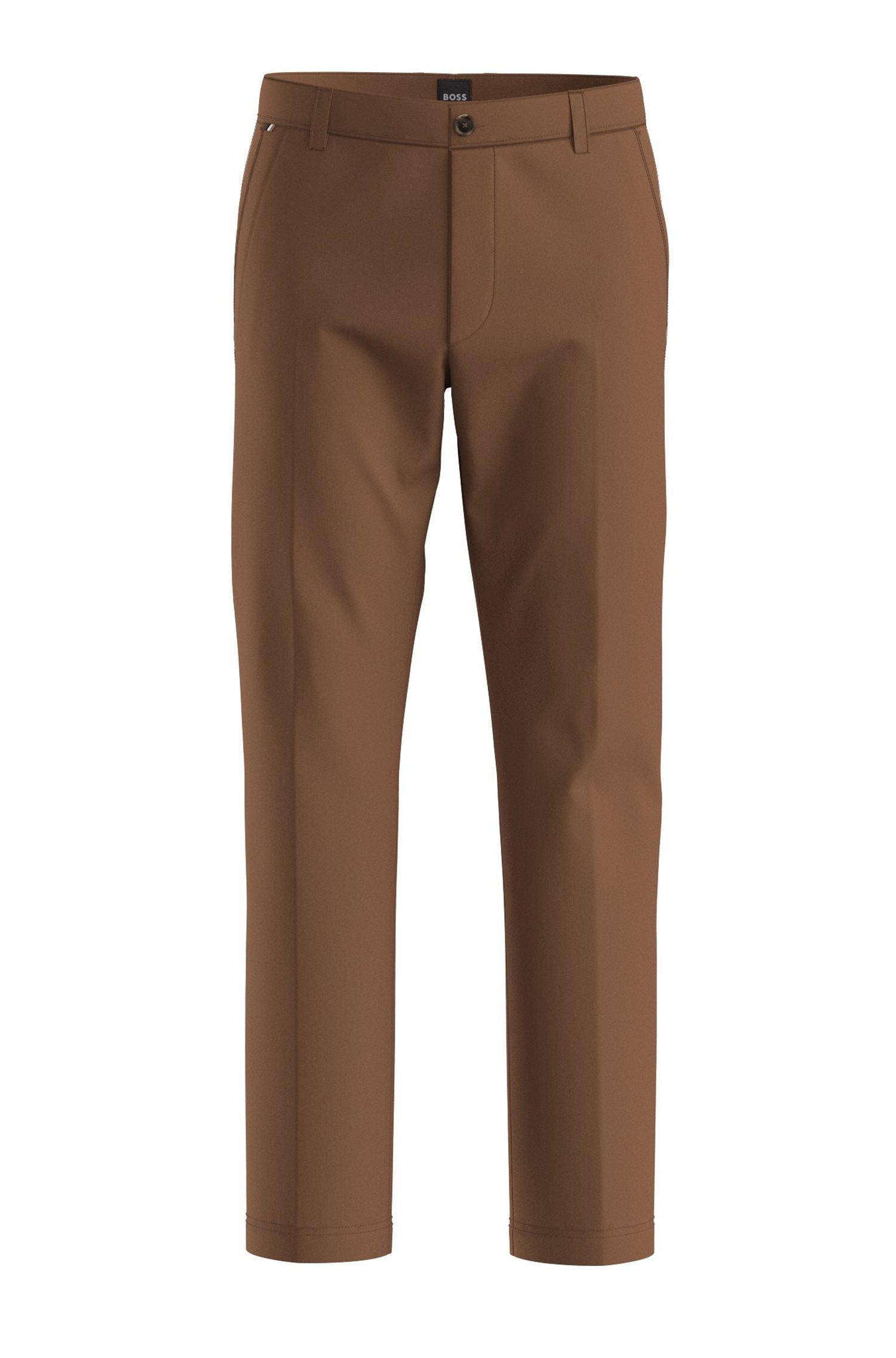 MEDIUM BROWN // CASUAL TROUSERS H-KENT