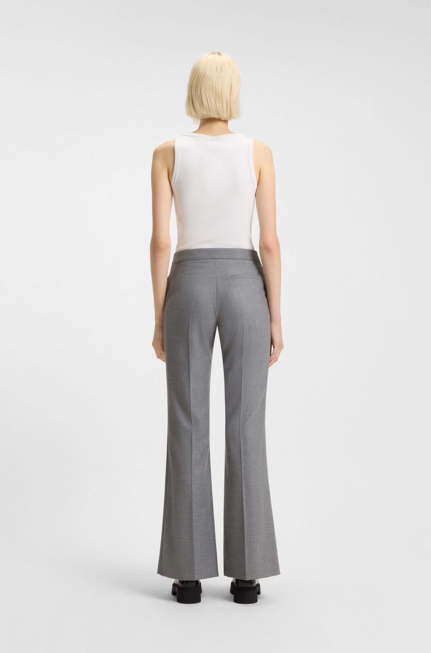 SILVER // FORMAL TROUSERS HEZANE