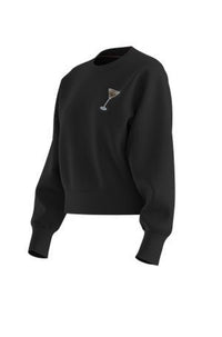 Round-neck sweatshirt - Black