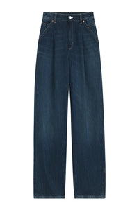 GREEN // JEANS C_SLOUCHY PLTD MR