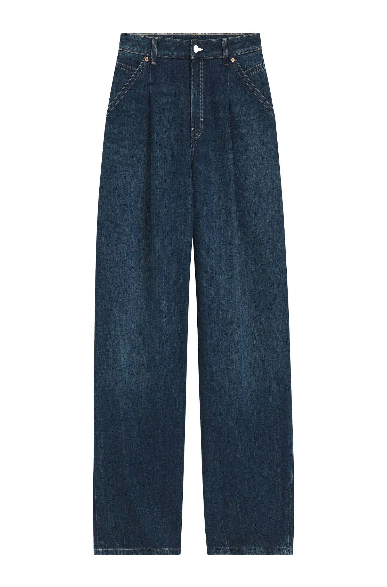 GREEN // JEANS C_SLOUCHY PLTD MR