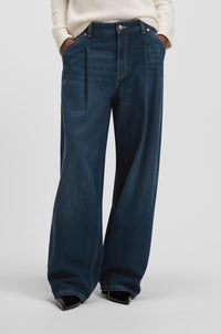 GREEN // JEANS C_SLOUCHY PLTD MR